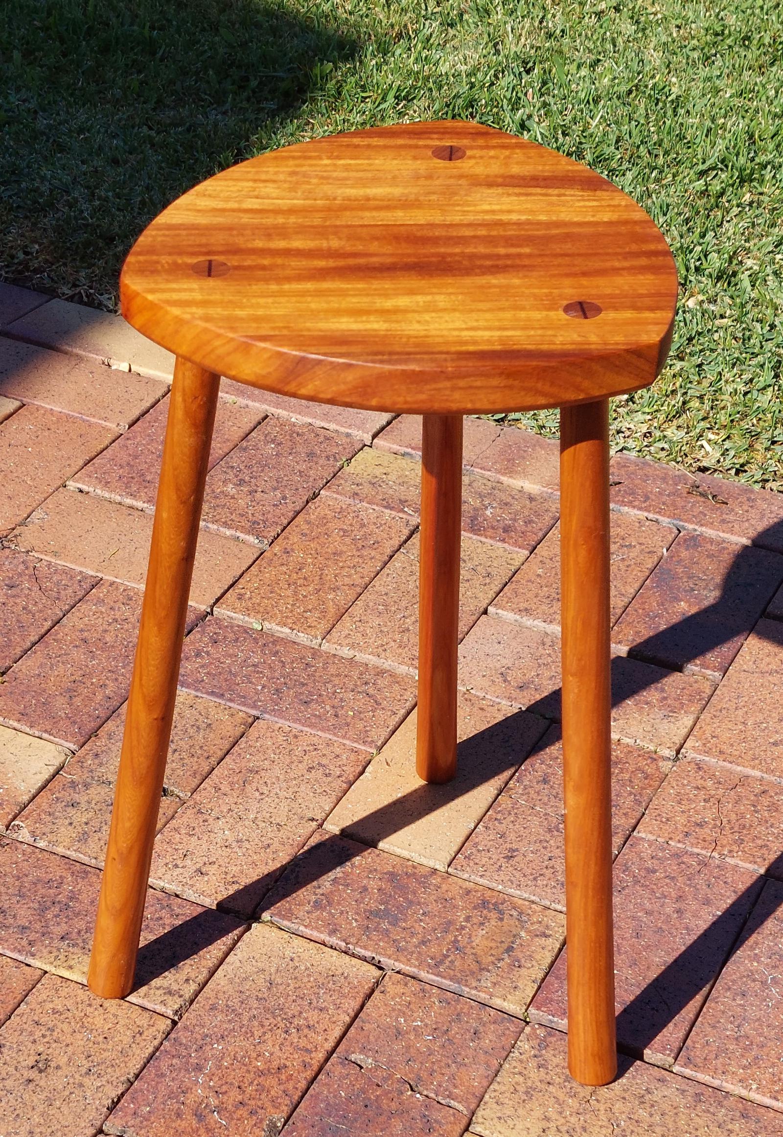 Large Stool - New Guinea Rosewood